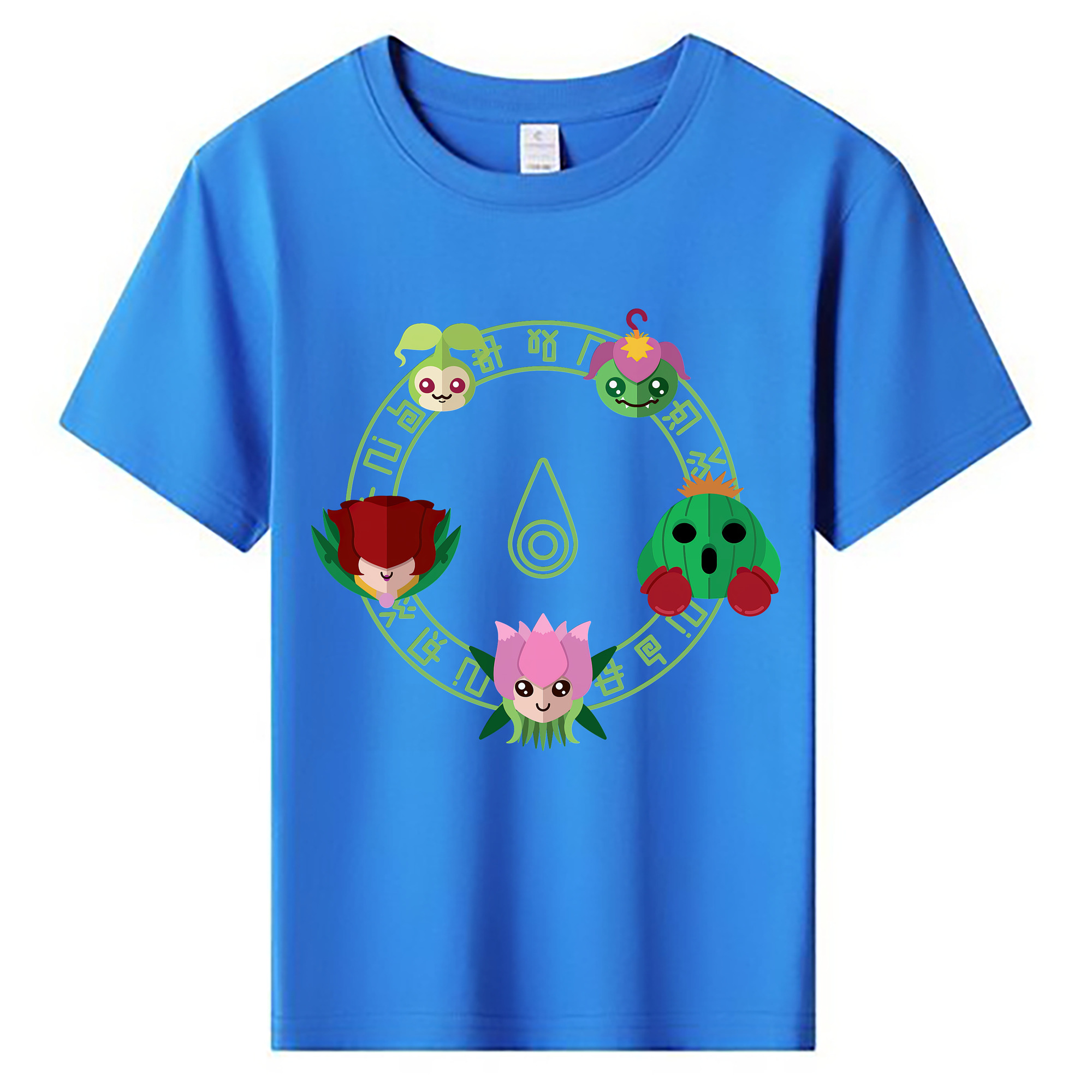（画像用） Digimon デジタルモンスター/デジモン 綿100％キッズTシャツ（フロントプリント）